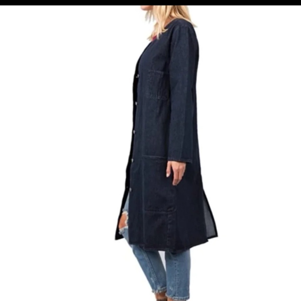 Love In Long Denim Duster Jacket
size Large - Picture 5 of 12